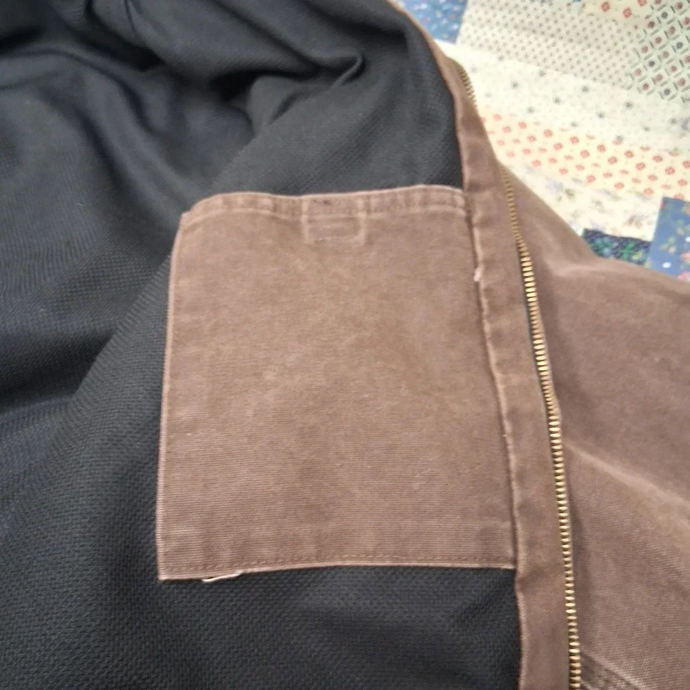 Vintage Carhartt J160 CHT Chestnut Size XL Active Sandstone Canvas Jacket Hooded